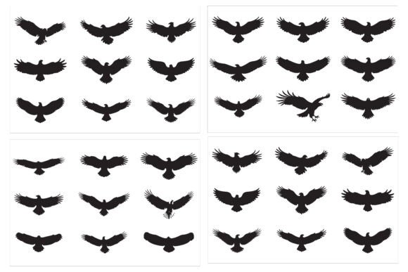 Falcon Silhouette for Crafts & Graphics