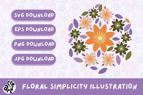 Floral Simplicity Illustration: Graphics and Illustrations