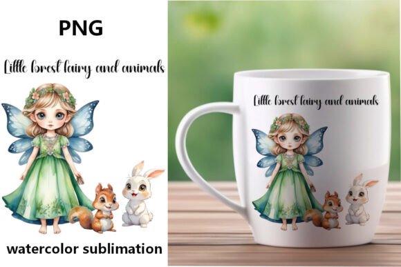 Forest Fairy and Animals: Graphics & Illustrations