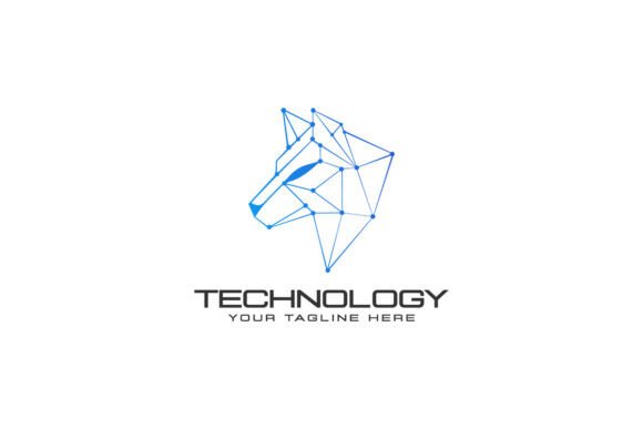 Geometric Wolf Head Technology Logo: A Designer’s Review