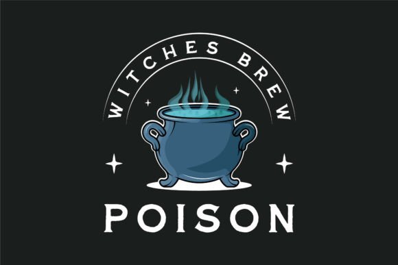 Poison of Witches Logo Vector Design for Graphics and Logos