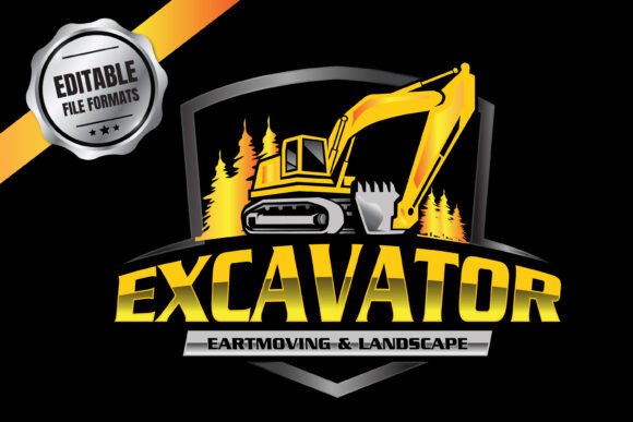 Review: Custom Excavator Heavy Vehicle Logo for Embroidery