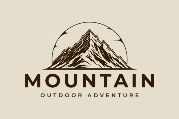 Review: Mountain Logo Vector Vintage Design for Embroidery