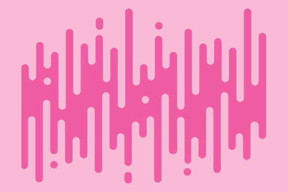 Wavy Melting Rounded Lines: Modern Graphics & Backgrounds