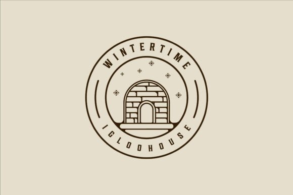 Winter Igloo Vector Graphics for Logos